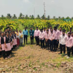 The fourth-year students of Shriram horticulture college paniv visited NIASM, Baramati for an educational excursion.