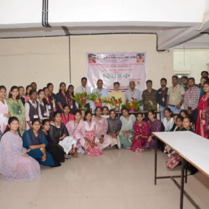 Rangoli and Flower arrangement competition at Shriram Horticulture College Paniv