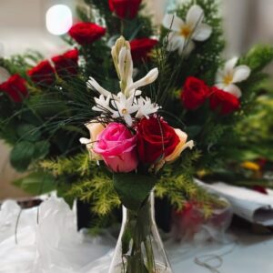 Rangoli and Flower arrangement competition at Shriram Horticulture College Paniv